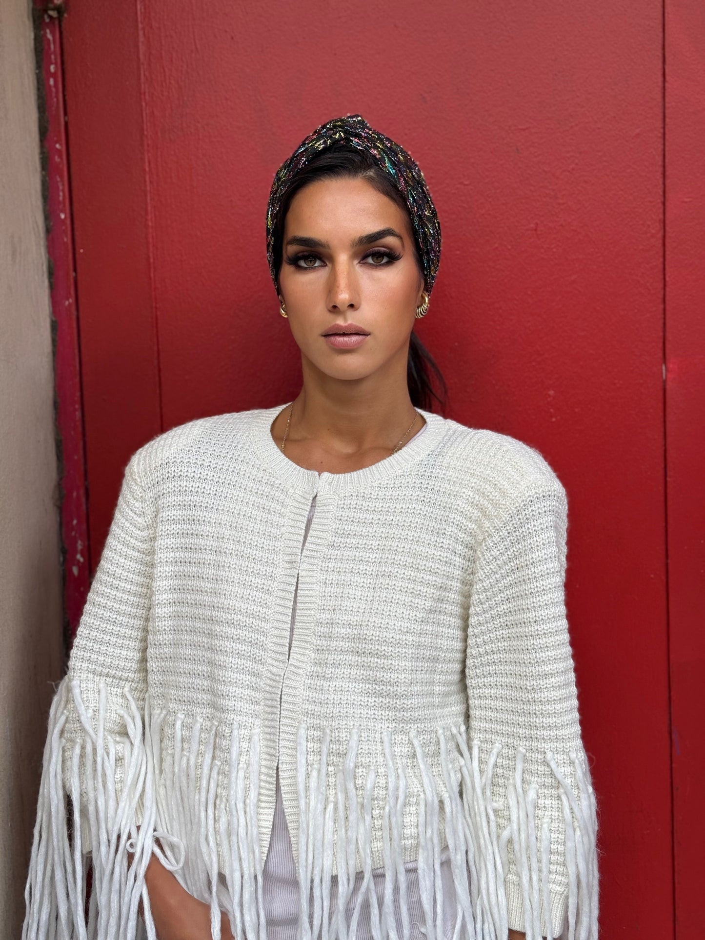 turban brillant motif multi