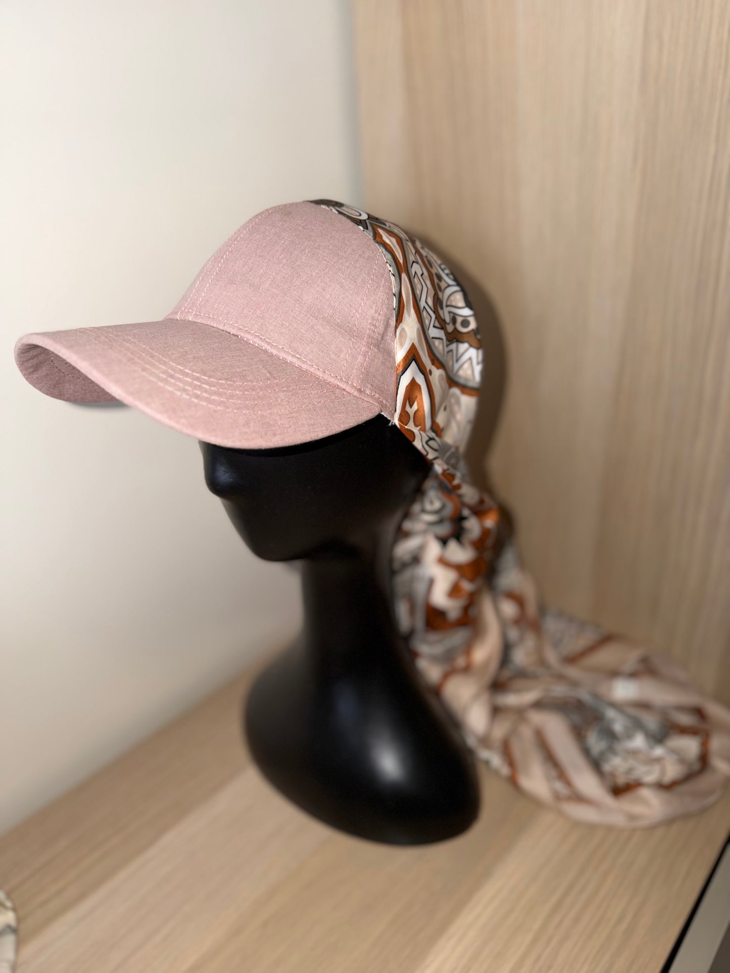 Casquette Foulard RM Blush