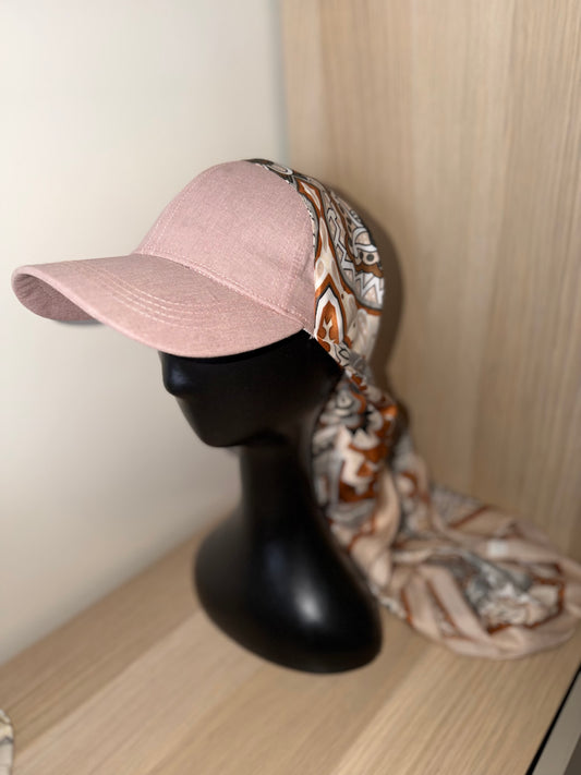 Casquette Foulard RM Blush