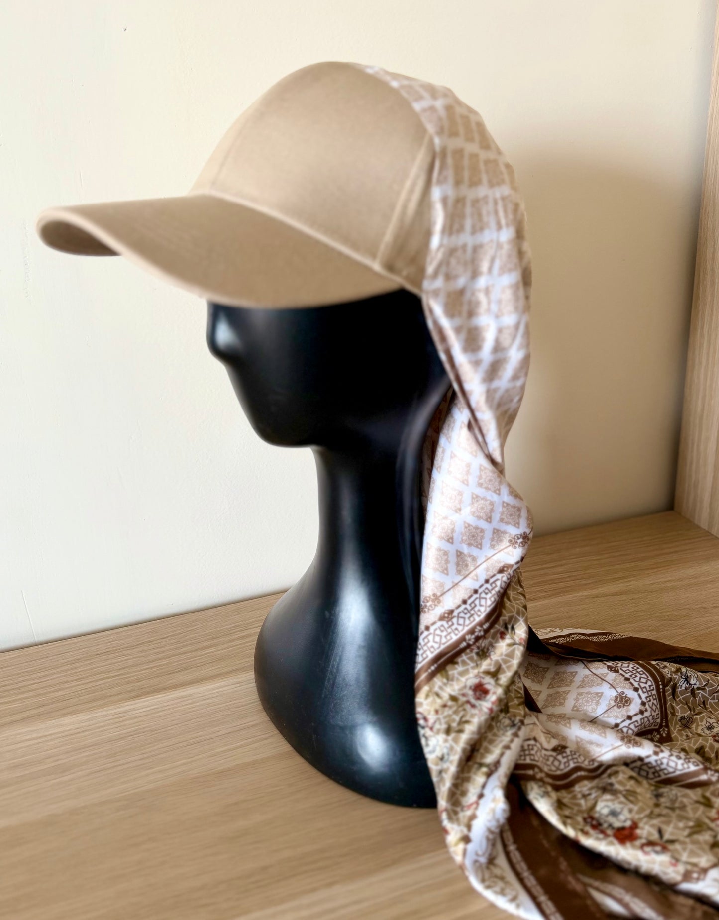Casquette Foulard RM Beige