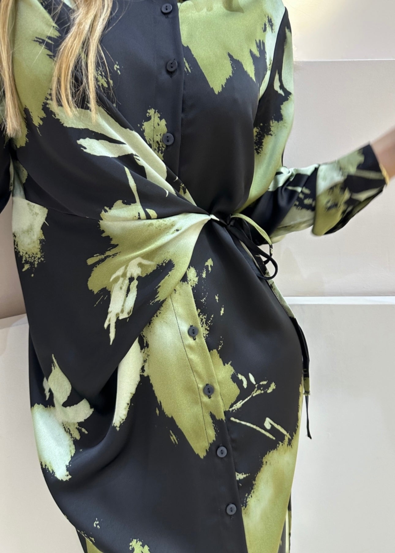 Robe Noir et Vert