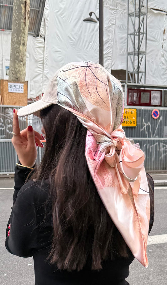 Casquette Foulard RM beige