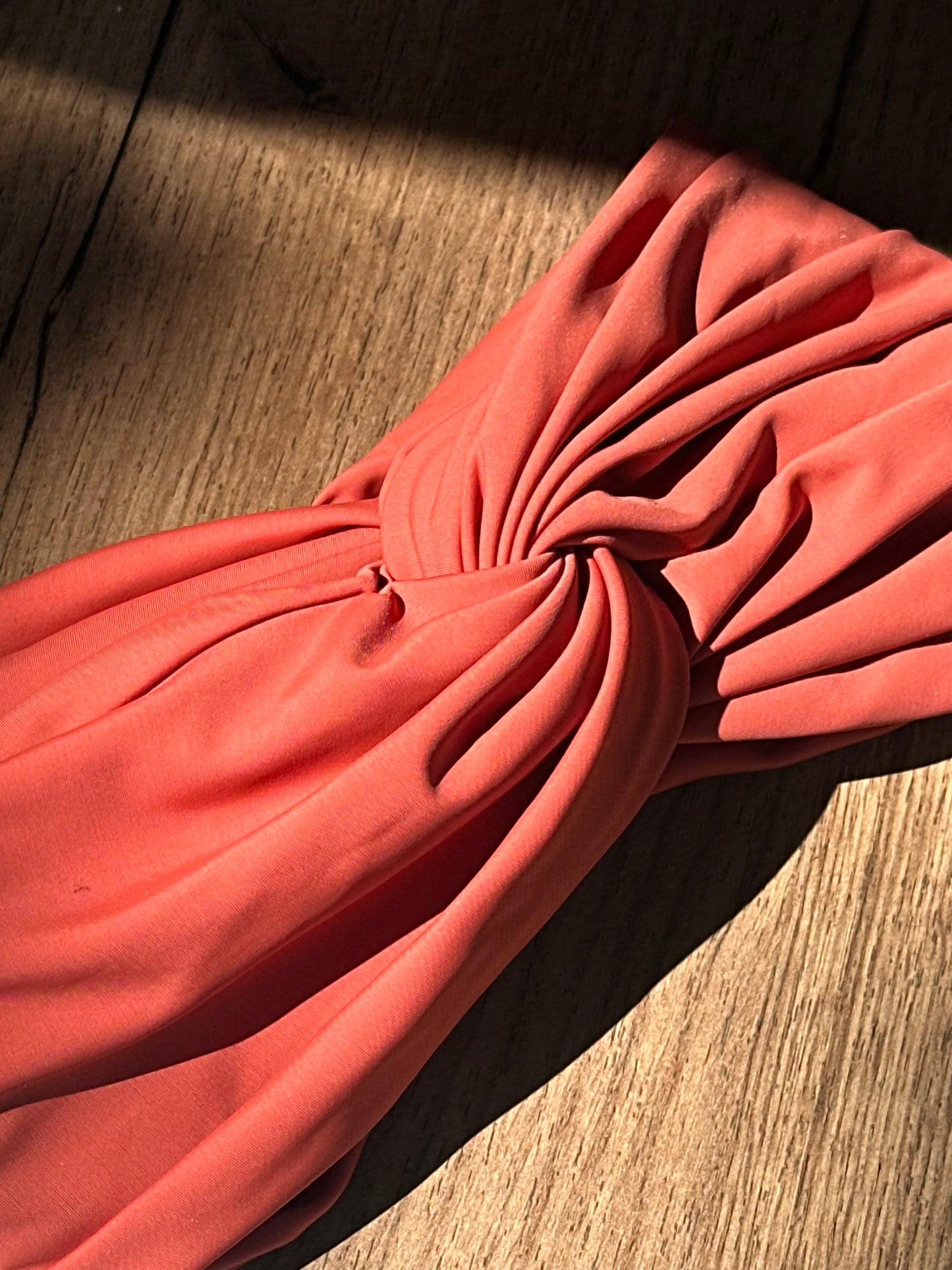 Turban Maillot Lycra Mat Terracota