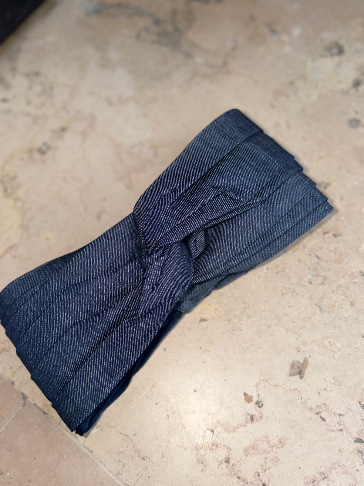 Turban Jean Bleu