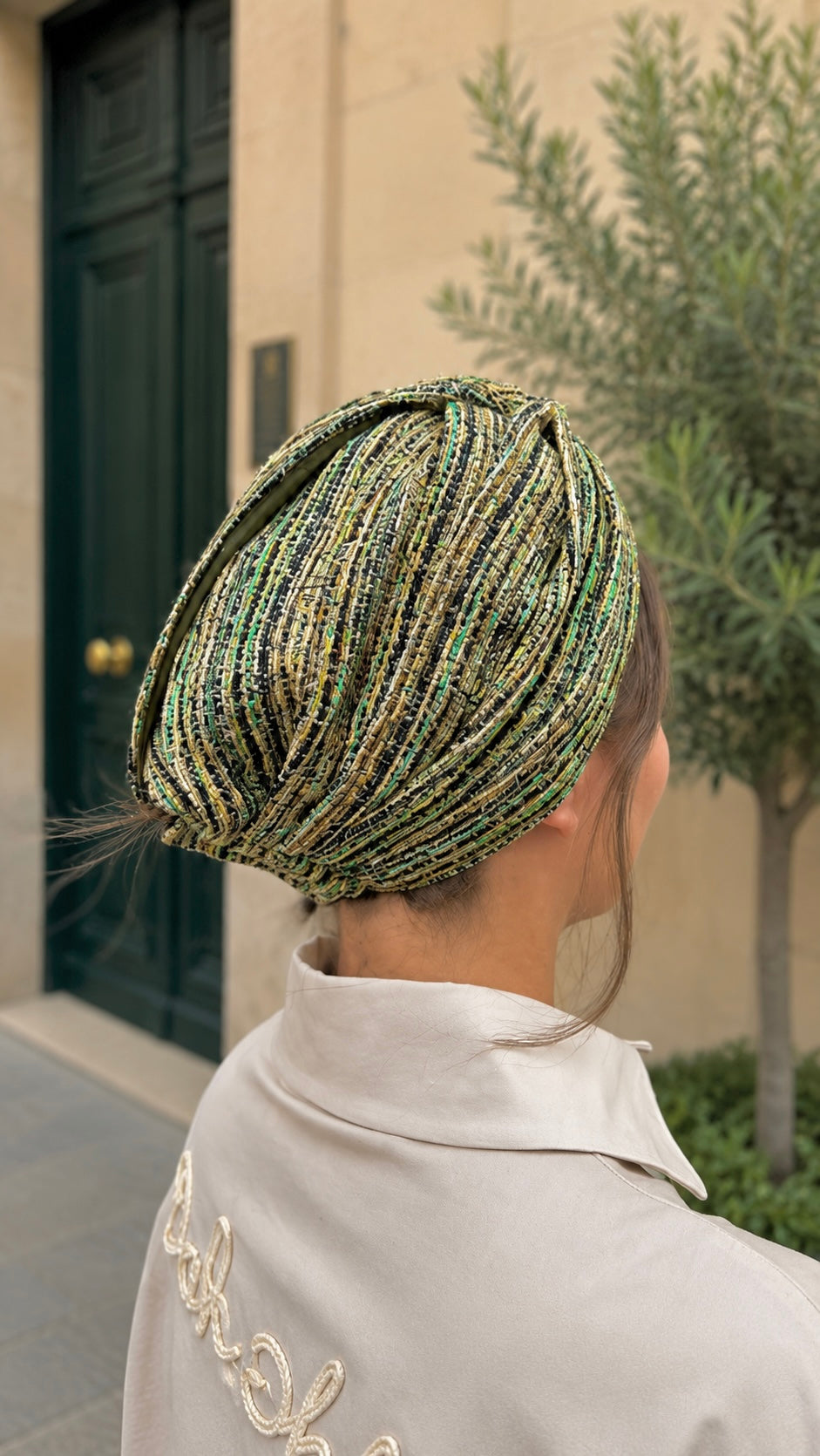 Turban Olive Texturé