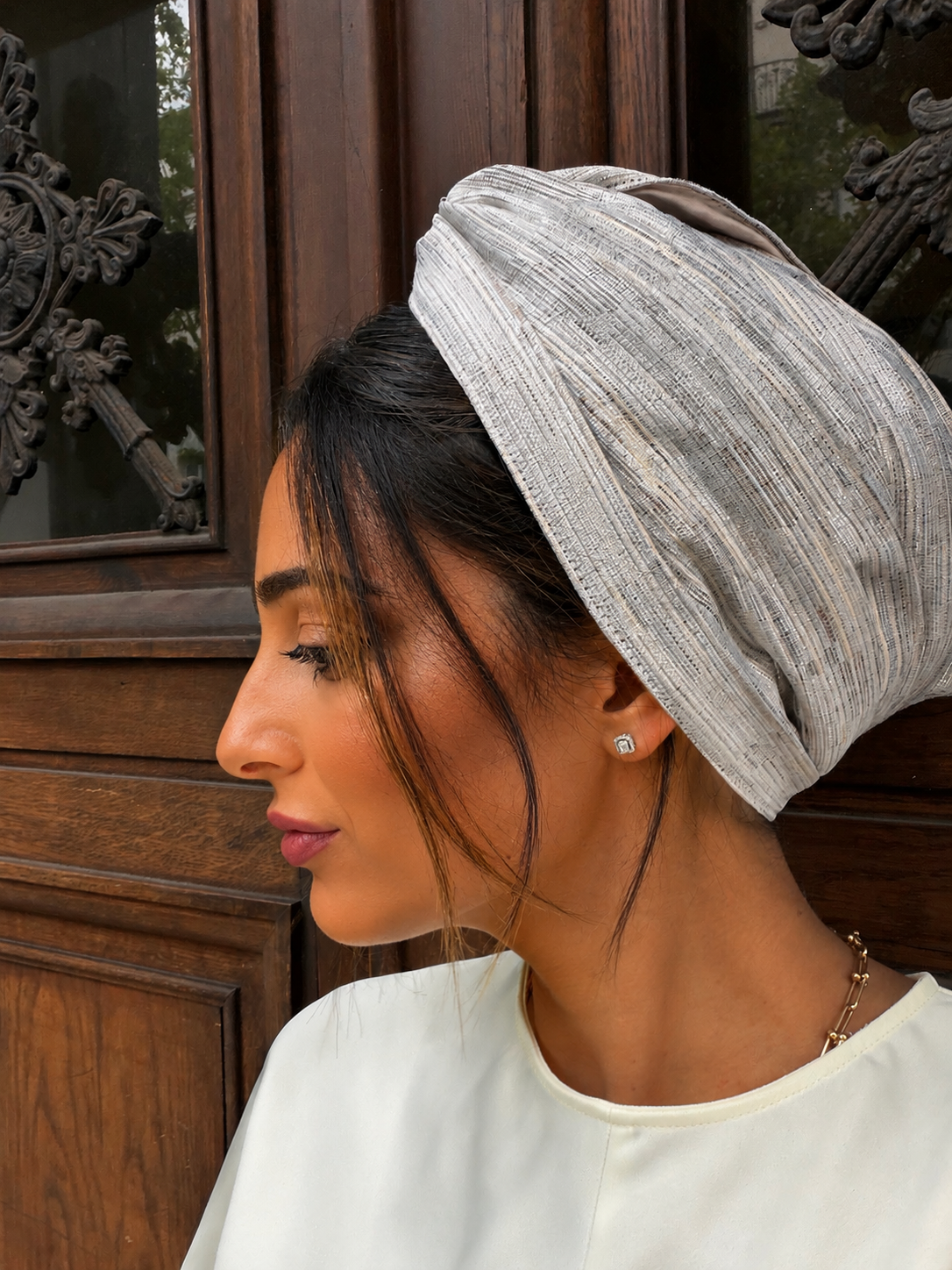 Turban Beige Lumiere