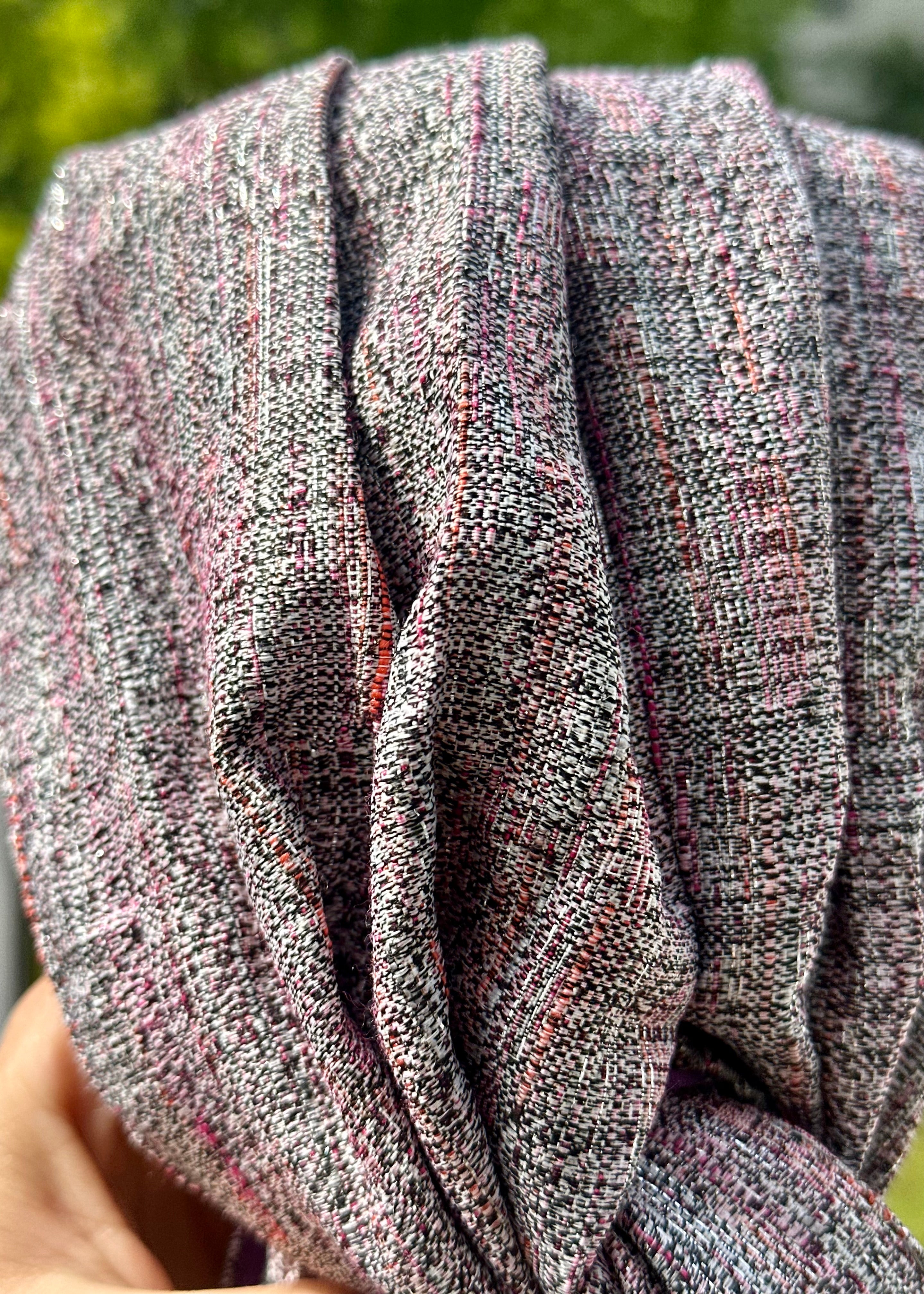 Turban Brocard Rose Violet