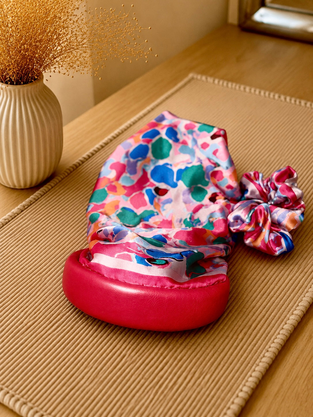Lou – Serre-tête filet foulard