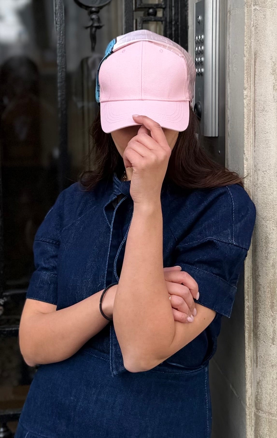 Casquette Foulard RM Beige Pink