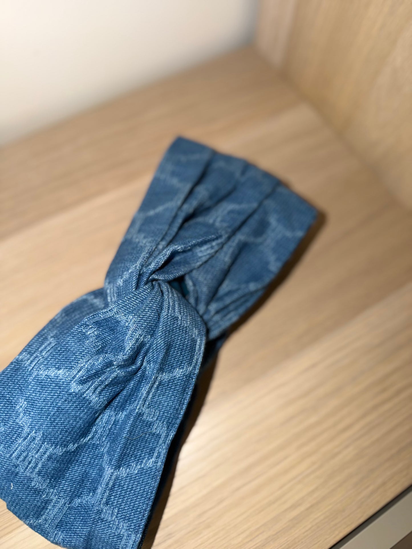 Turban Jean Bleu imprimé