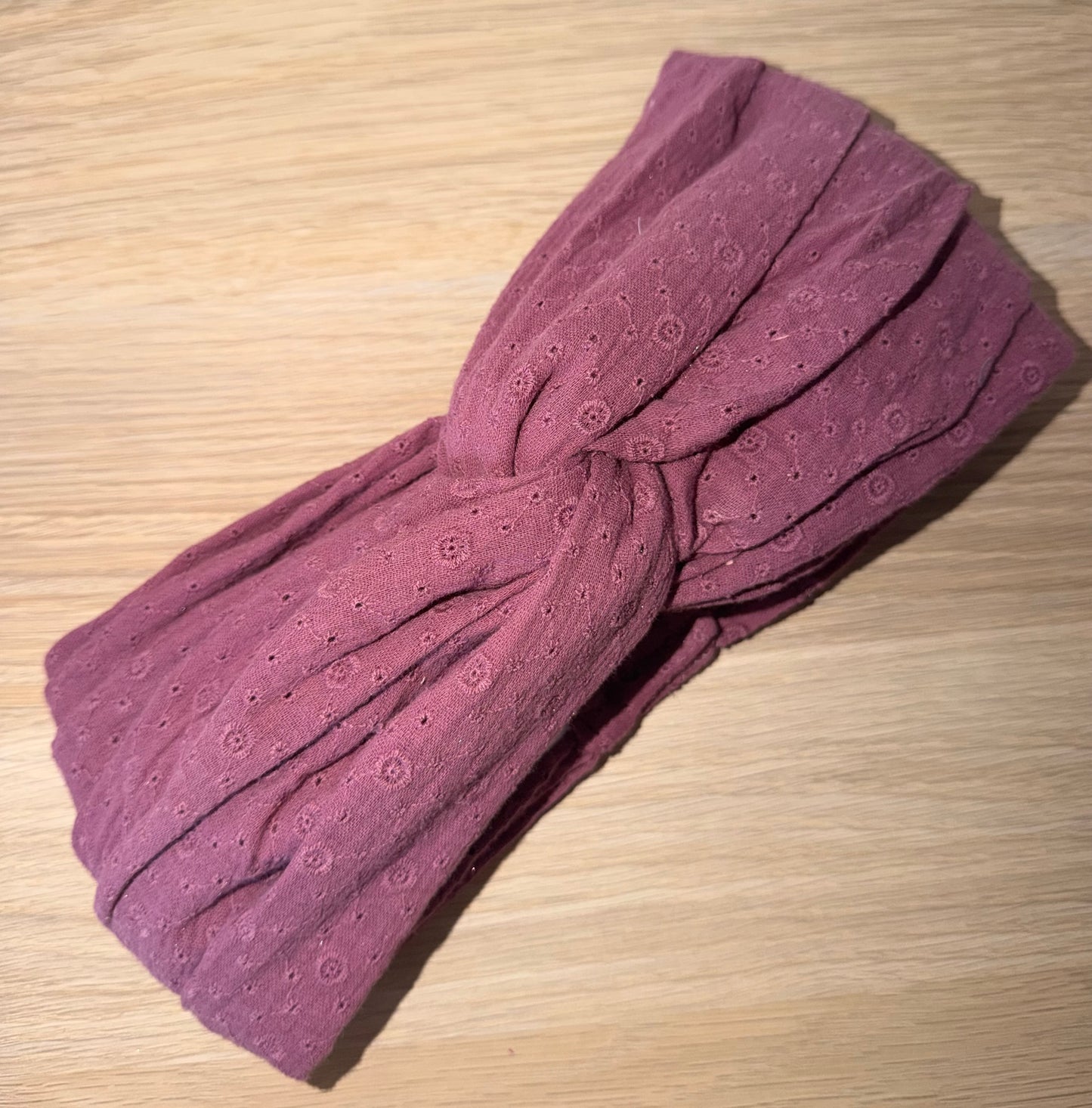 Turban Éléa Prune Rosée