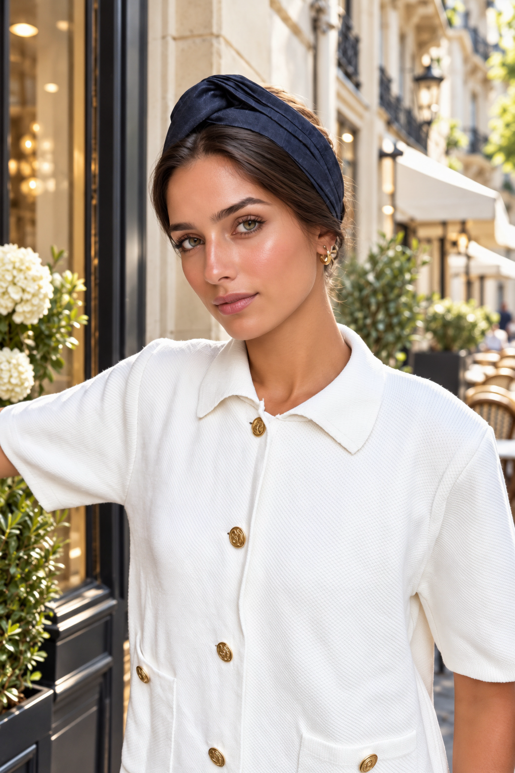 Turban Jean Bleu