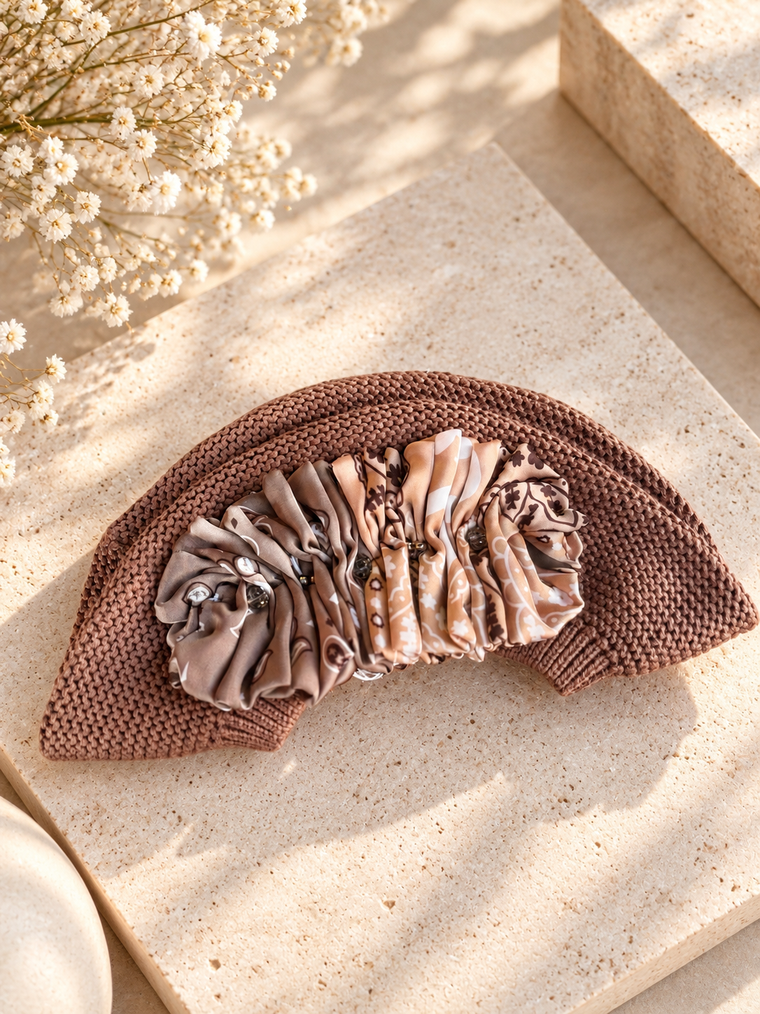 Béret Marron Bandana Rm