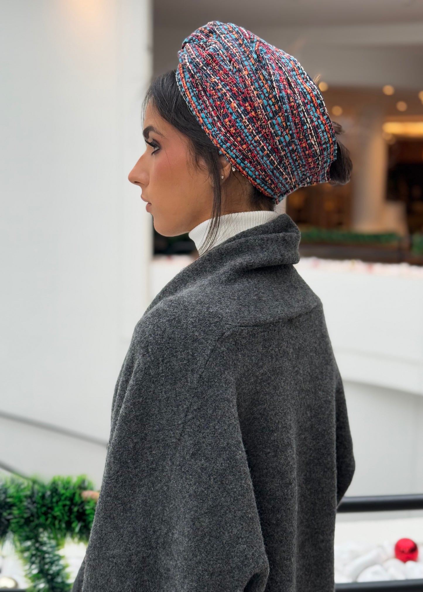 Turban Bleu Serenite
