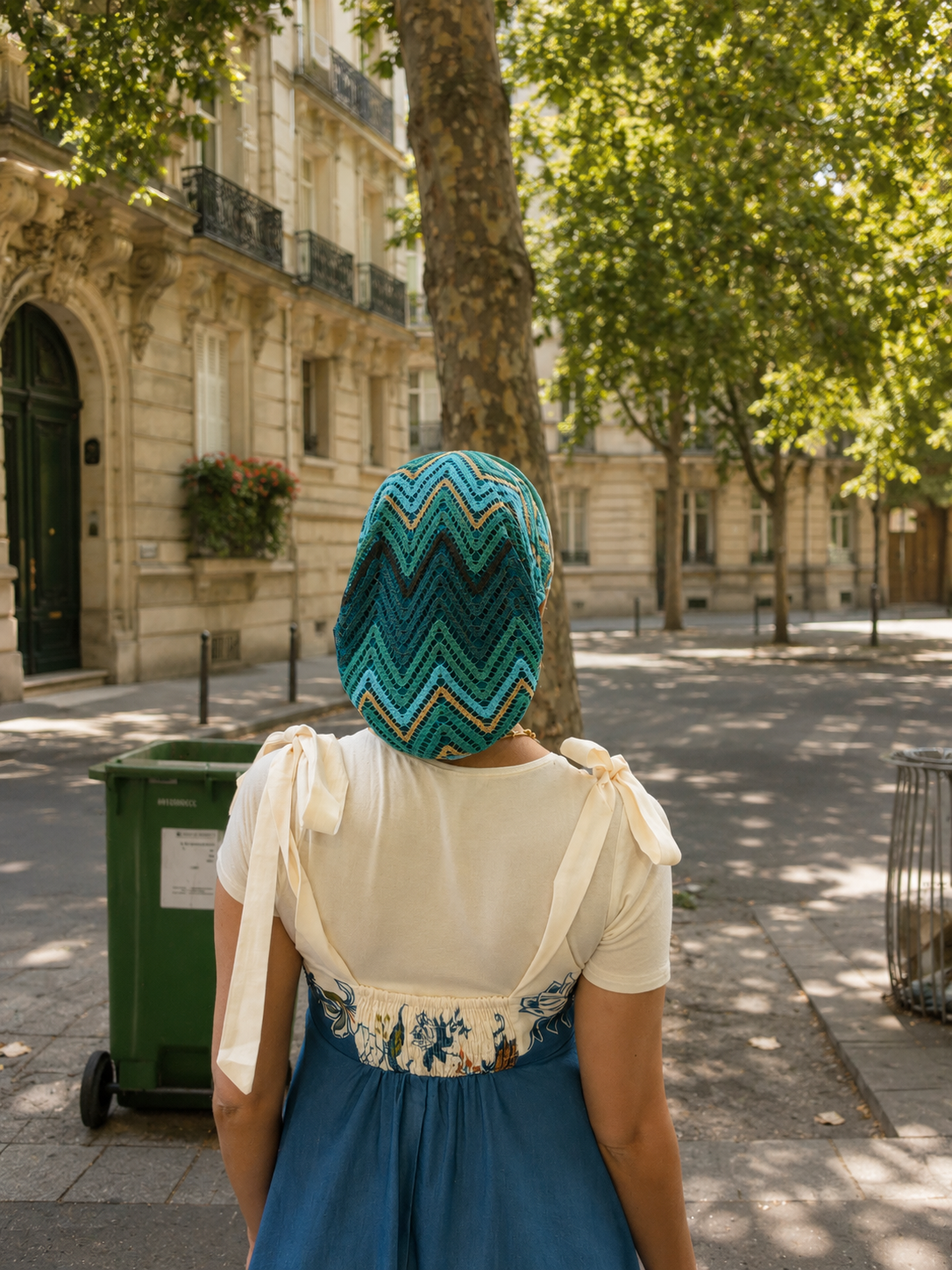 Elina – Serre-tête filet crochet