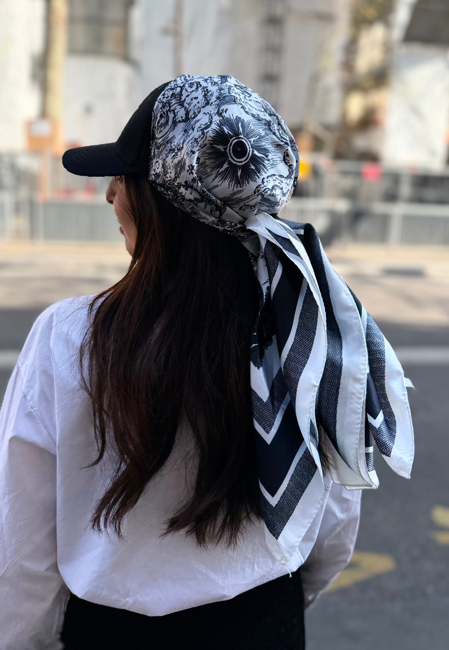 Casquette Foulard RM Noir