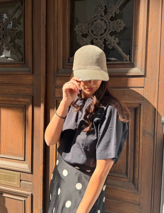Casquette taupe