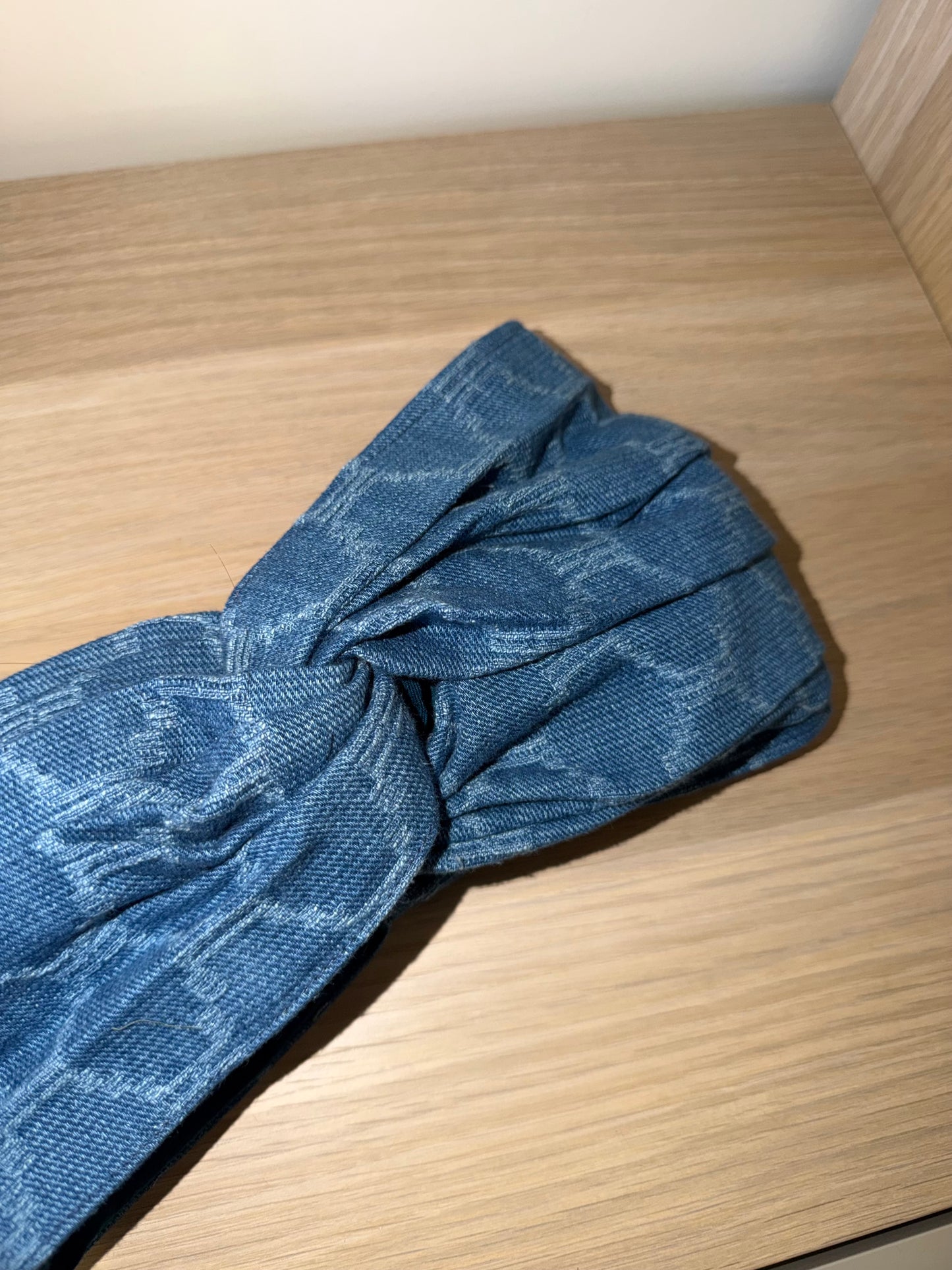 Turban Jean Bleu imprimé