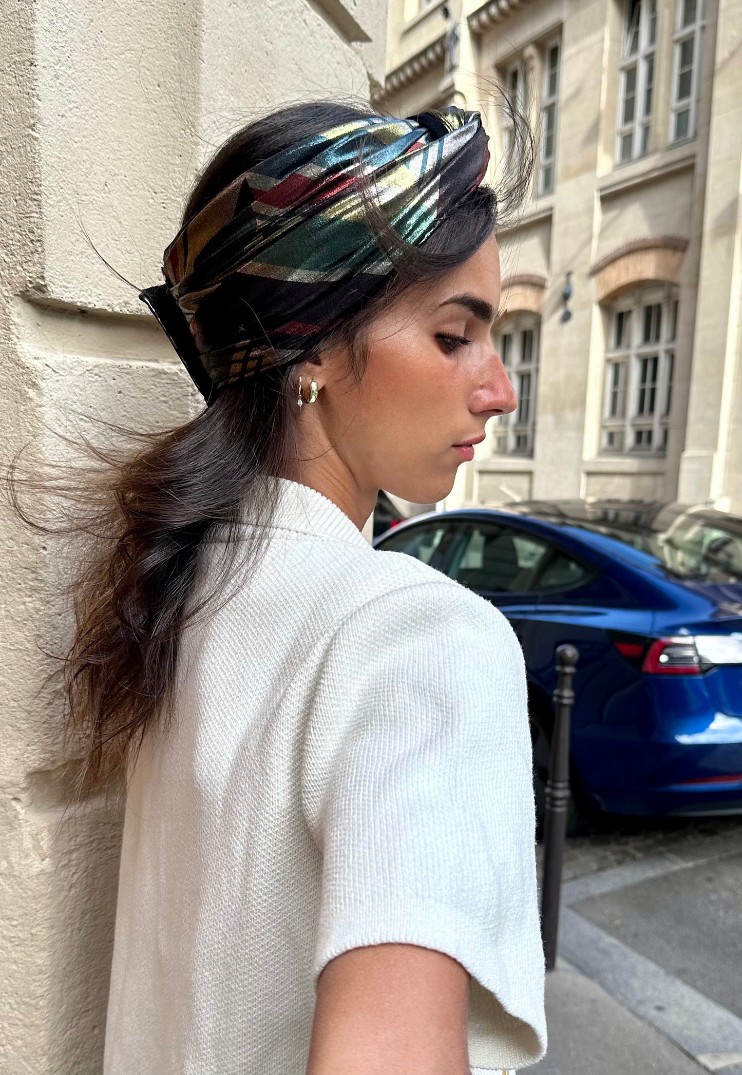 Turban brillant Multi color