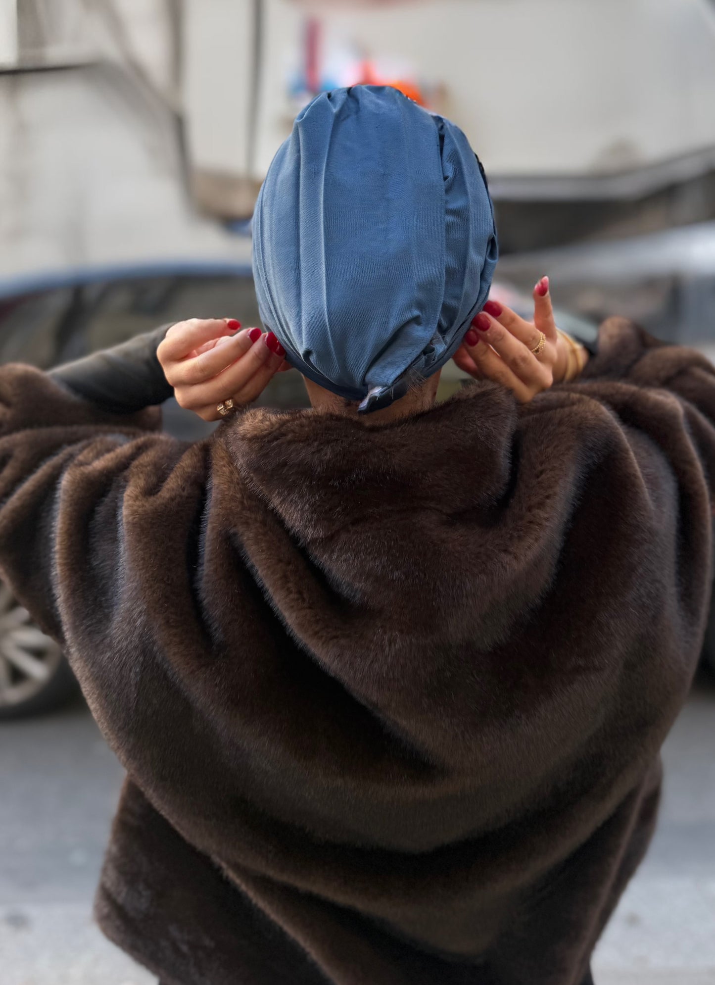 Turban Jean Bleu