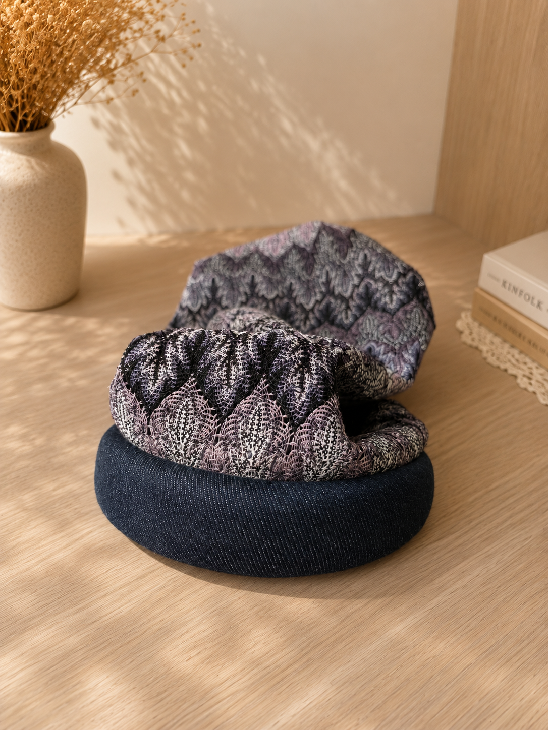 Maya - Serre-tête filet crochet